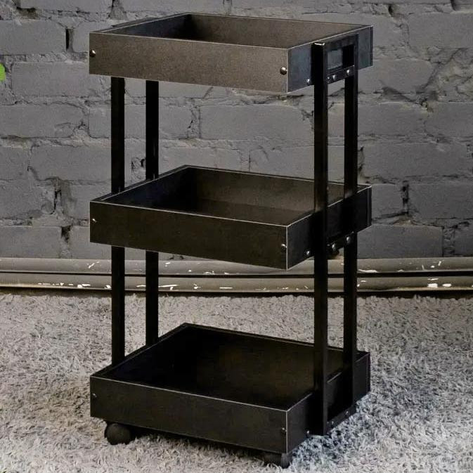 Этажерка для ванной на колёсиках 