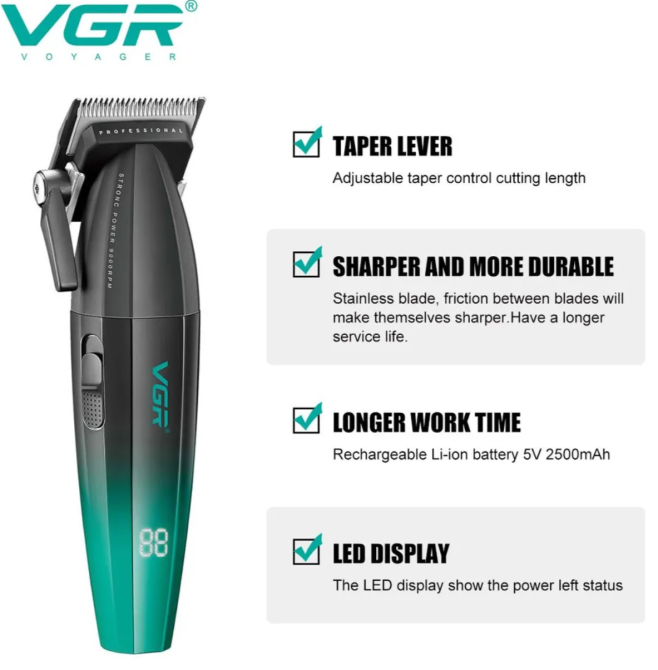 Машинка для стрижки VGR V-003 Днепр - изображение 4