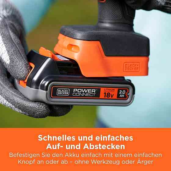 Аккумулятор Black+Decker 18V, 2.0AH, литий-ионный для электроинструментов POWERCONNECT, BL2018-XJ, Li-Ion Киев