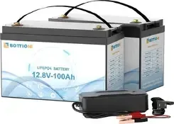 Акумулятор o głębokim cyklu, pojemność 100 Ah, zrównoważone magazynowanie energii, 2STK 12V 100Ah Киев