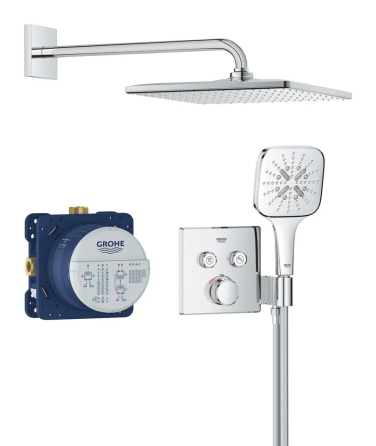 Душова система прихованого монтажу з термостатом Grohe Grohtherm SmartControl (34865000) Киев