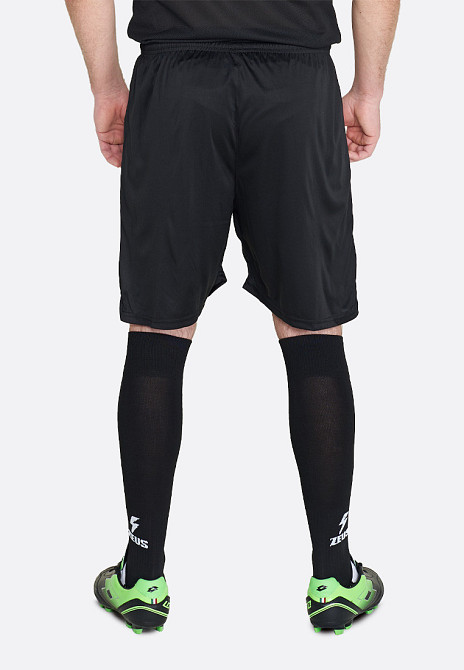 Шорты футбольные Zeus SHORT MIDA NERO Z01264 Вишнёвое - изображение 8