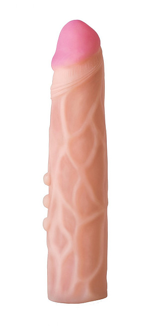 Насадка для страпона тілесна EGZO CIBERSKIN NSTR05 ( 21,5 см х 4,6 см ) Sex Aura Київ - фото 2