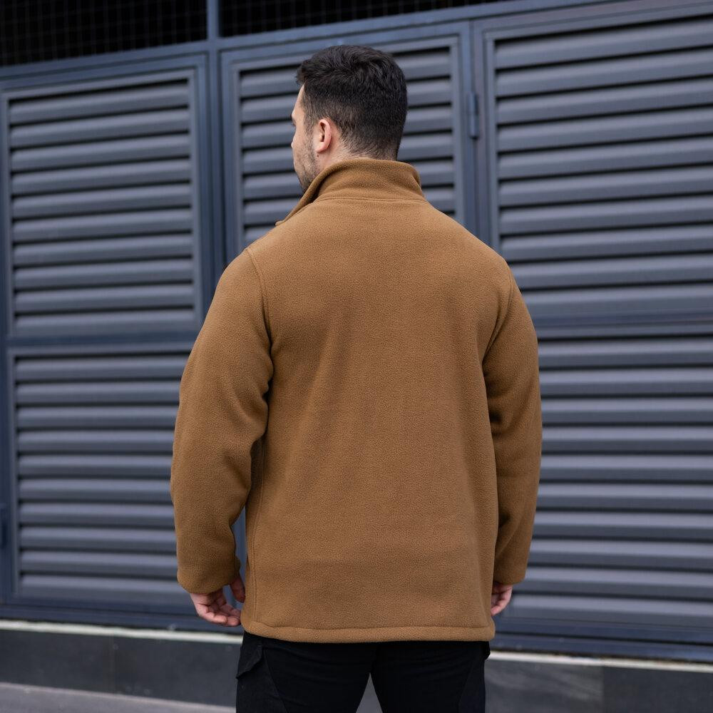 Толстовка чоловіча на блискавці койот флісова Patriot Київ - фото 7