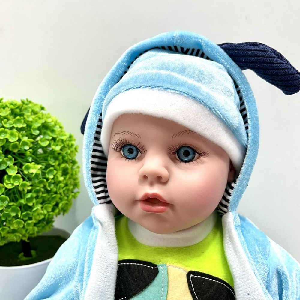 Пупс Країна Іграшок Чудо малюк відтворює веселі мелодії колискові або фрази Блакитний (PL-525-116) Чернигов - изображение 3