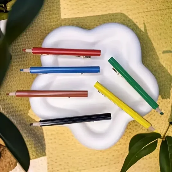 Набор цветных заколок-карандашей – 6 штук Киев