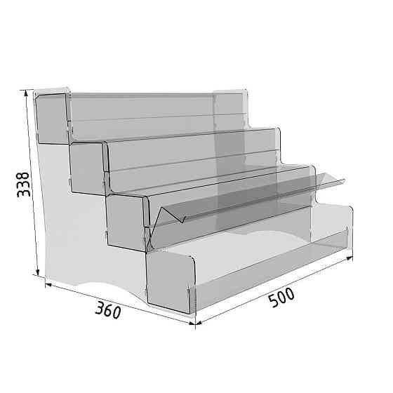 Підставка, гірка для макарун EKOSTAR на 4 полиць Київ