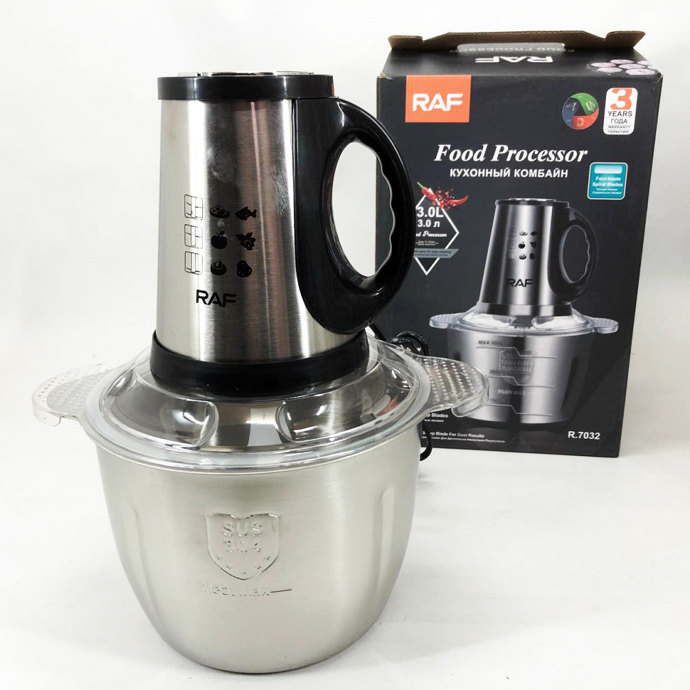 Блендер побутовий електричний RAF R.7032 1000 Вт 3 л, Блендер з чашею для подрібнення RV-21 Івано-Франківськ - фото 2