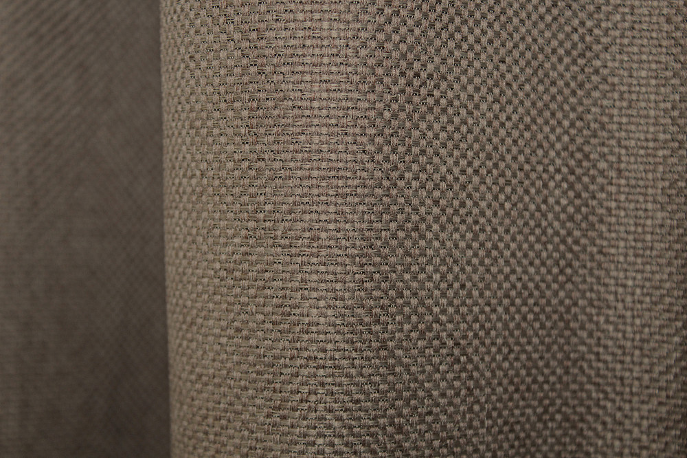 Комплект коротких штор VR-Textil Лен-блэкаут Лен Мешковина № 825ш Темный беж 130х170см 2 шт (35-0099) Киев - изображение 6
