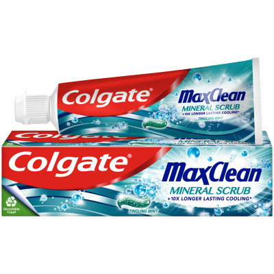 Зубная паста Colgate Max Clean Gentle Mineral Scrub Бережная очистка 75 мл (8718951327085) Винница - изображение 1