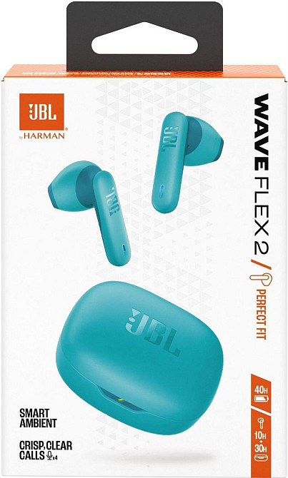 Bluetooth-гарнітура JBL Wave Flex 2 Blue (JBLWFLEX2BLU) Блакитний Харьков - изображение 5