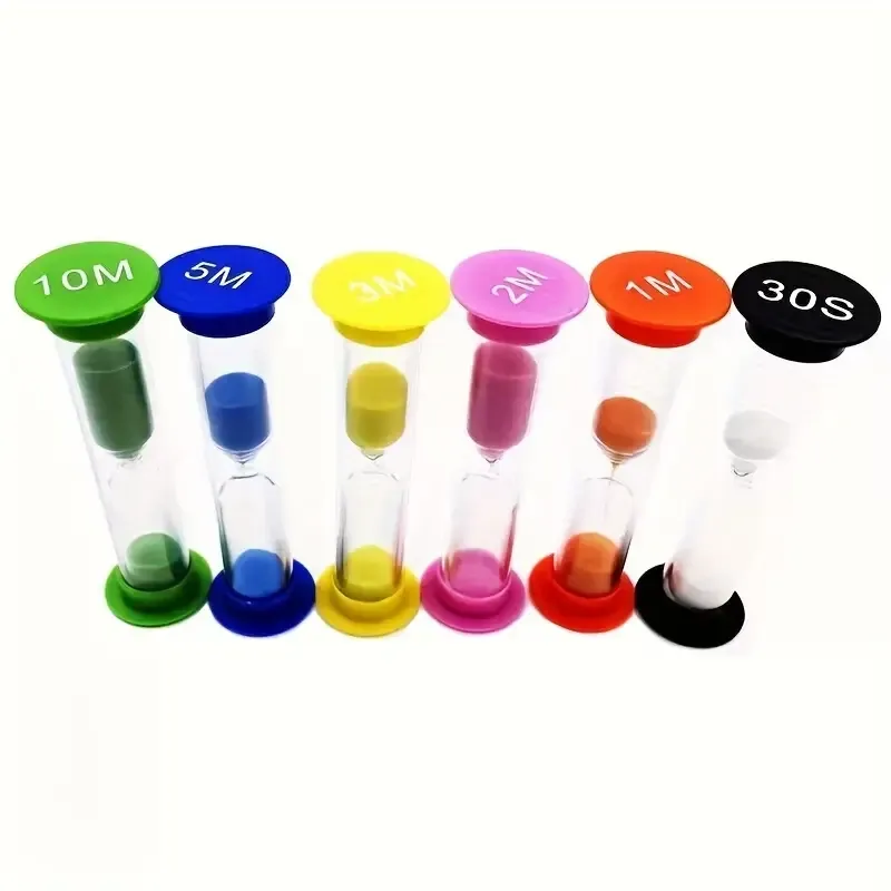 Набор песочных часов 6 шт – разноцветные таймеры на время Киев - изображение 3