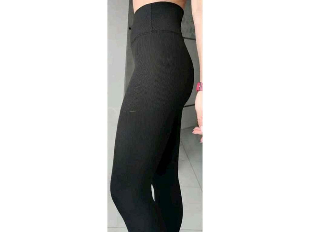 Лосины черный женские батал рубчик арт.50225 р.4XL ТМ OSM Киев - изображение 1
