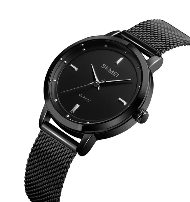 Женские наручные часы Skmei 1528 (Черные) Винница - изображение 3