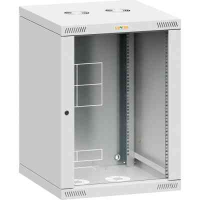 Шафа настінна Conteg 12U 19&quot; глибина 450мм, RAL7035 (RQN-12-60/45) Вінниця