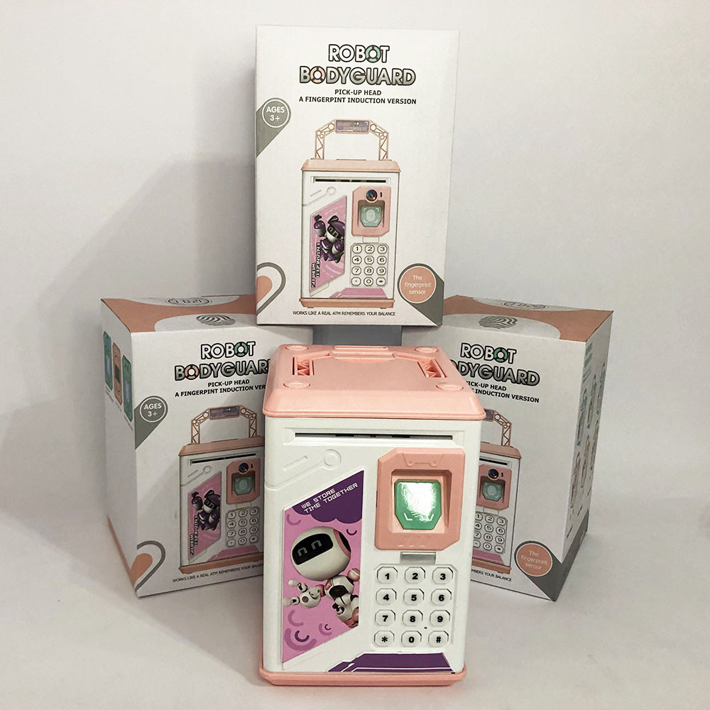 Копилка с отпечатком пальца, Копилка с электронным кодом и отпечатком пальца Детский сейф UV-65 Львов - изображение 11