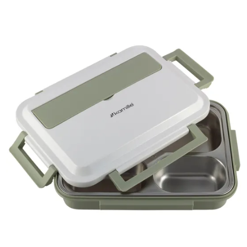 Ланч-бокс 1000мл (корпус пластик/внутр.ємність нерж.сталь) рожевий KAMILLE Житомир - изображение 8