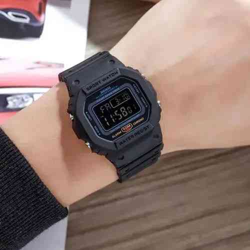 Часы мужские кварцево-электронные спортивные SKMEI 1628BKBK, Мужские водостойкие YM-214 кварцевые часы Киев