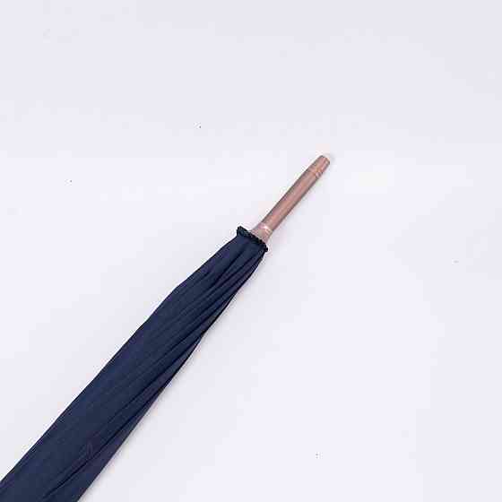 Класична парасолька-тростина з чохлом напівавтомат з поліестеру міцна надійна 12 спиць діаметр 120 см Сірий HP-23-16G Коломия