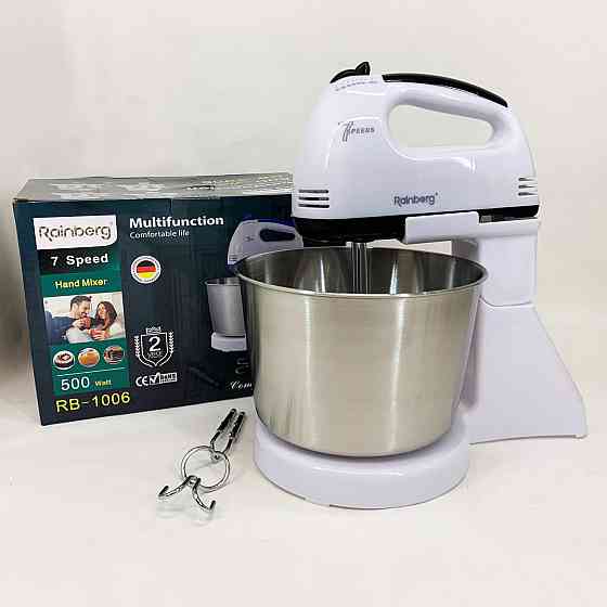 Міксер для тіста на ватрушки, Простий кухонний міксер Настільний для кухні LW-62 Івано-Франківськ