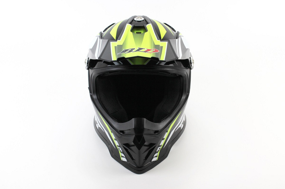 Шолом кросовий/ендуро/АТV BLD-819-7 S (55-56см), ЧОРНИЙ/НЕОНОВО-ЖОВТИЙ Київ - фото 4