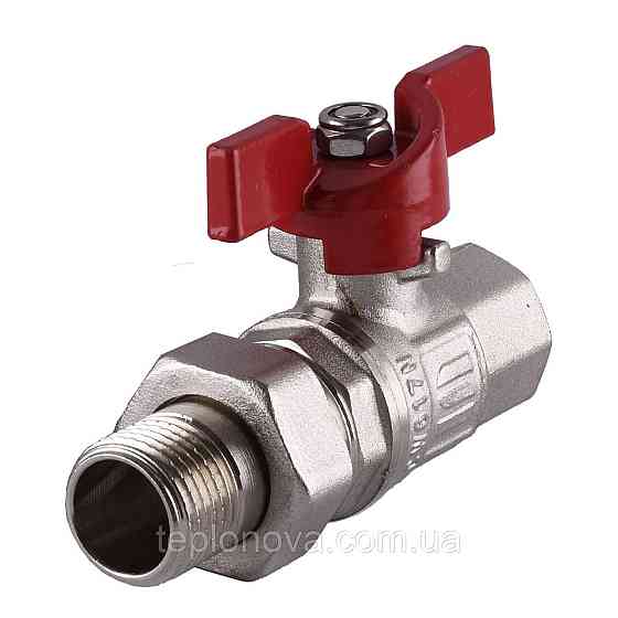 Кран шаровый прямой с американкой SELBA 1/2″ КБ SL1509 Черновцы