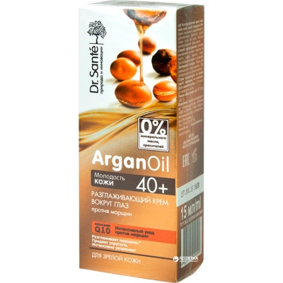 Крем для кожи вокруг глаз Біокон ArganOil Разглаживающий против морщин 40+ 15 мл (4823015929090) Винница - изображение 1