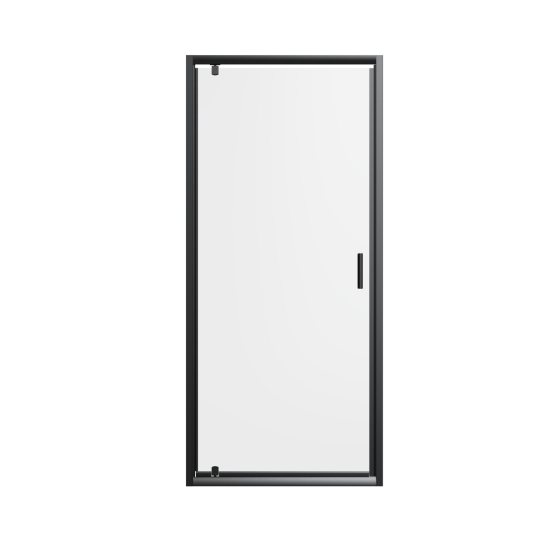 Скляні душові двері AVKO Glass RDJ29 90х190 Black (1421001206) для душу Київ