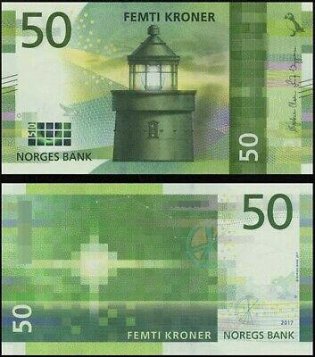 Norway Норвегия - 50 Kroner 2017 ( 2018 ) UNC P. 53 Полтава - фото 1