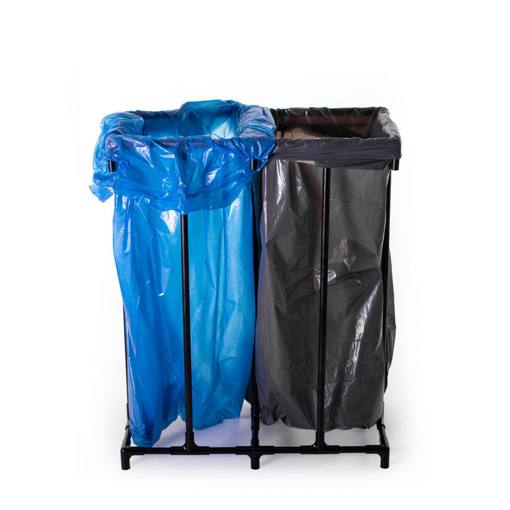 Портативний тримач сміттєвих пакетів TrehoTwin 240 - стійка для сміттєвих мішків, відкритий контейне Бориспіль - фото 4