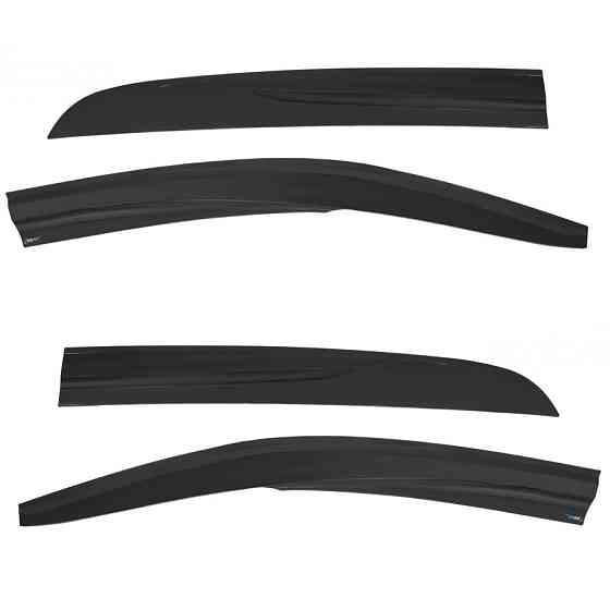 Дефлектори вікон (вітровики) Peugeot 301 2012-2021, 4шт, SunPlex, седан, на скотчі Вінниця