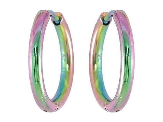 Сережки Stainless Steel хамелеон кільця «Класика, шир. 1.8 мм» ø 16 мм (253530) ТМ XUPING Київ