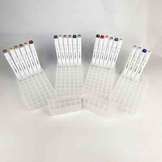 Подставка для маркеров органайзер для канцелярских принадлежностей на 262 ячейки Прозрачная Каменец-Подольский