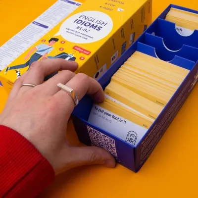 Обучающий набор English Student Карточки для изучения английского языка Idioms B1-B2 (укр.) (591225996) Винница