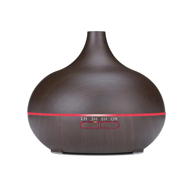 Зволожувач повітря Aroma Diffuser 115-021 з підсвіткою Чорний Вінниця - фото 2