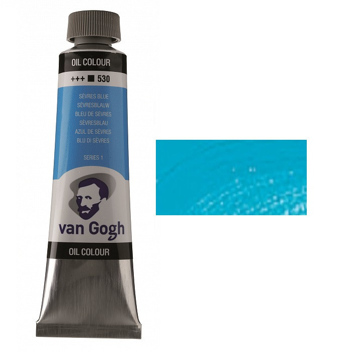 Фарба олійна VAN GOGH (530) Севрський блакитний 40 мл Royal Talens Київ - фото 1