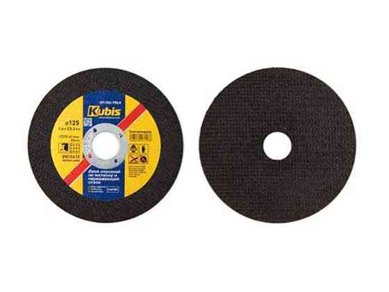 Диск вiдрiзний по металу 125 х 1,6 х 22,2мм 07-00-7123 ТМ KUBIS Solmir Київ