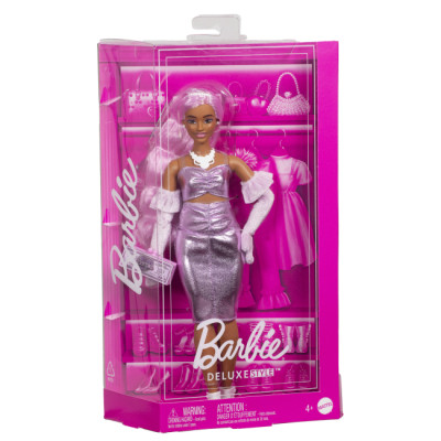 Кукла Barbie Deluxe style Barbiecore Модница в платье металлик (HYV25) Винница - изображение 4