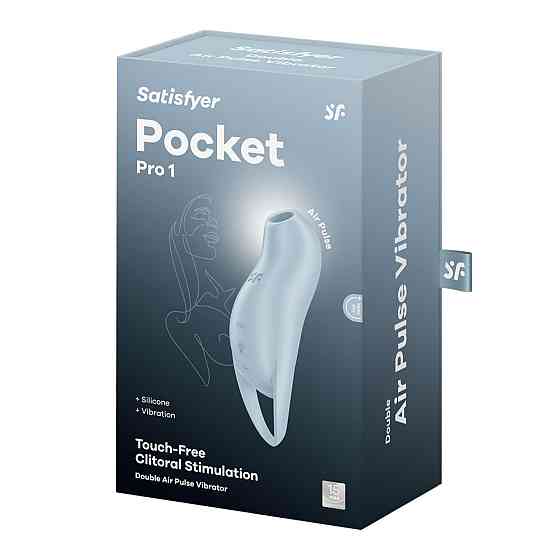 Вакуумний стимулятор - Satisfyer Pocket Pro 1 Blue Sex Aura Київ