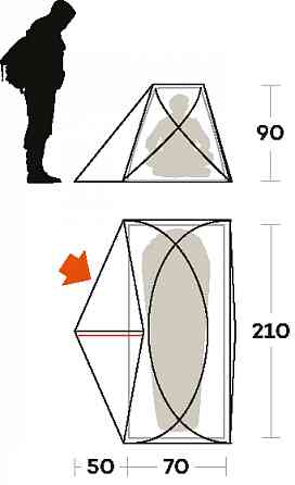 Палатка Ferrino Solo FR Orange (99057LAAFR) Киев