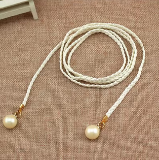 Пояс білий плетіння жіночий Київ - фото 2