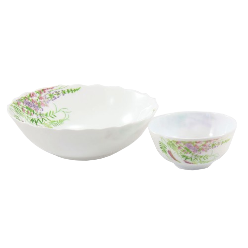 Набір салатників 7 предметів Лаванда склокераміка 6808/ S Interos Житомир - изображение 2