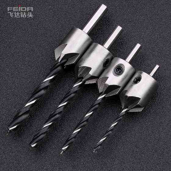 Набор сверл с зенковкой 7 шт для дерева и металла Киев