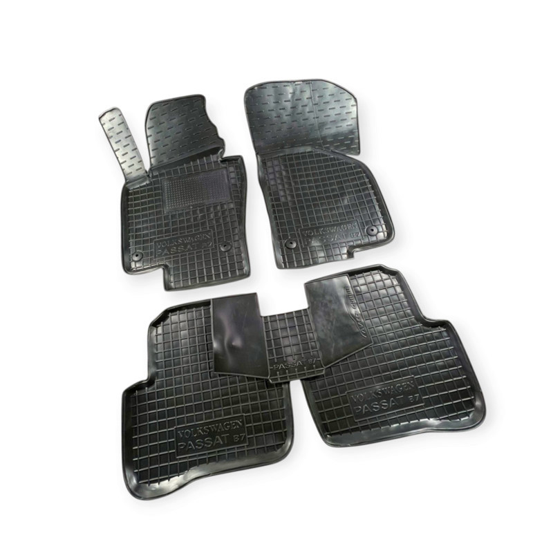 Килимки Фольцваген passat b6, b7 2005-2014, сс 08->, tiguan 07-> борт 2,5см, з перемичкою салону Мукачево - фото 1