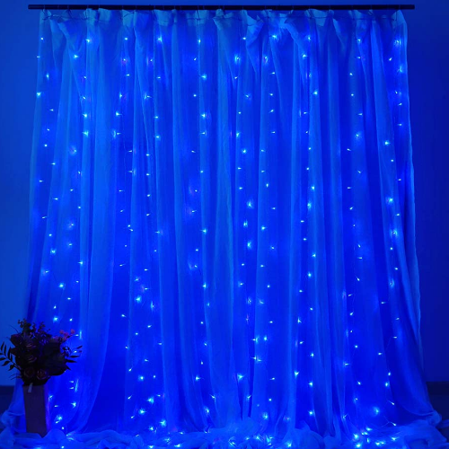 Світлодіодна гірлянда завіса (водоспад) 300 Led 3*3м синя 220V CW-GW-300L33VWFBL ColorWay Житомир - фото 8