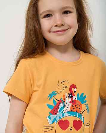 Піжама дитяча Комплект із шортики на дівчинку — літній принт Nicoletta 85387 3-4 Київ