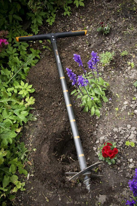 Садовий бур ручний середній Fiskars "QuikDrill M" 134720/1000638) Сталь Нововолинськ - фото 7