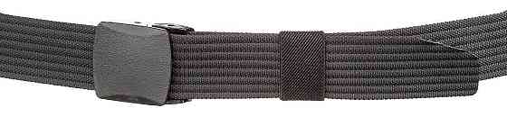 Плотный текстильный мужской ремень Черный (Vintage) Киев