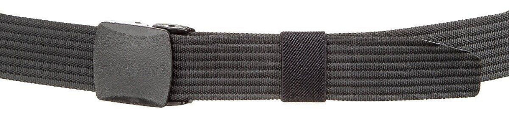 Плотный текстильный мужской ремень Черный (Vintage) Киев - изображение 6