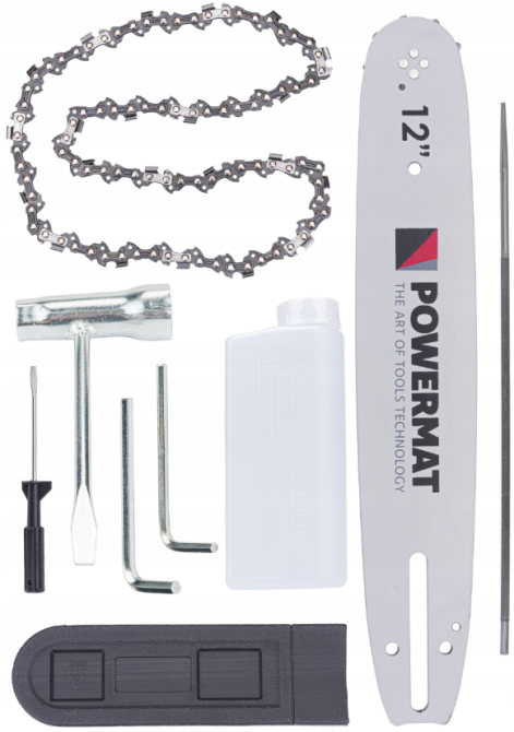 Бензопила Powermat 1500Вт 2л.с. (Польща) Київ - фото 8